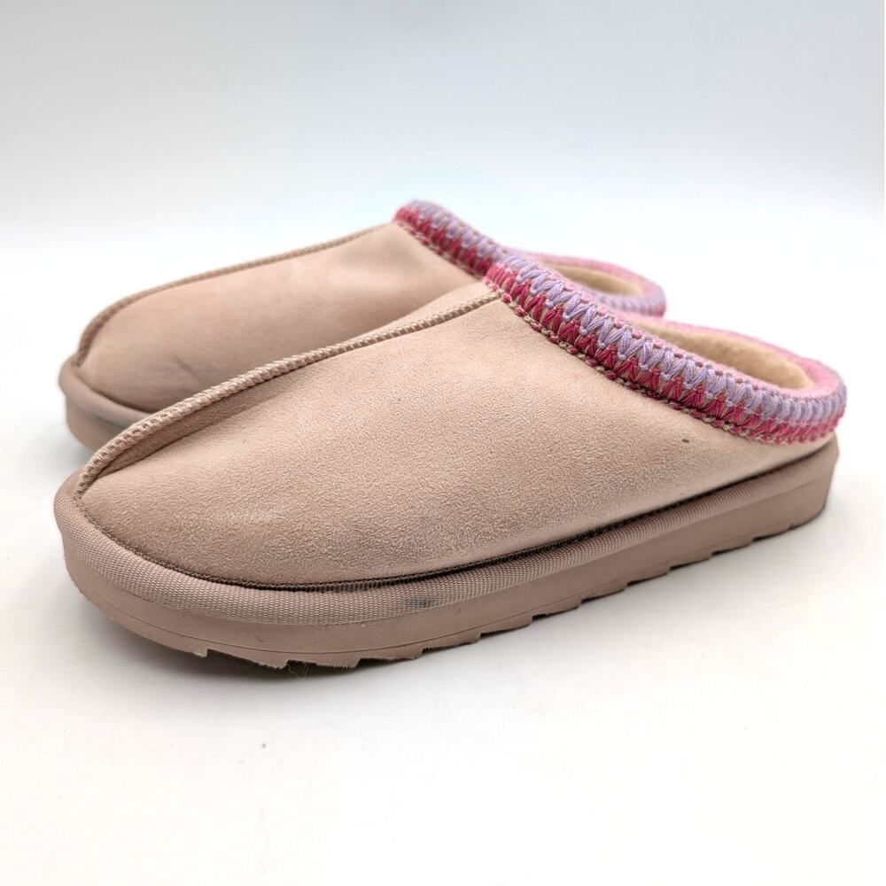 MIA Downee Scuff Slipper Shoes Closed Round Toe Girls' Blush Size US5M EU37